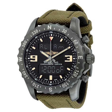 breitling professional chronospace military chronograph men& 39|Breitling chronospace military edition.